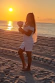 This dress is perfect so comfortable
The fabric is good quality u cant see thro it. The flowers details so beautiful very delicate. - Selene F.