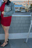 I got an xl and this for so great! I ended up buying it in 3 colors! If you get one, order yourself a second one! It's worth it!! Wore the red out for date night and had many looks, and compliments! I will say it was on the shorter side so I didn't bend over much, but very sexy dress! - Karen G.