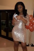 The dress fit really well . It was a little loose by my waist , but it looked really nice . I got it for my birthday , and it was a hit ! - Taajah-Monae S.