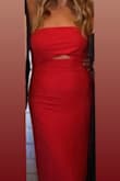 Really comfy and flattering!! Only complaint was the top part-bust- was a little confusing to create the overlay. You have to tuck it in, once I figured out it was fine - Katherine C.