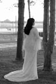 I loved everything about this dress! It fit exact. No wiggle room. I have bigger arms so it was a bit tight. Definitely a standing and not a sitting dress - Sonia A.