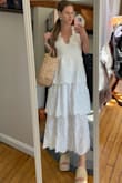 I got this for my rehearsal dinner and it's ADORABLE! The shape is so flattering, especially for my smaller chest - Augusta H.