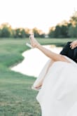 Obsessed. Wore for my wedding. They did get dirty easily but I was in the grass and dirt a lot - Courtney S.