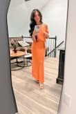 The silhouette of this dress gave it a formal look but the linen material added a more casual component making it perfect for almost any occasion. Also super comfortable and flattering! - Ava T.