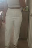 I was hesitant to buy these pants because Lulus tends to be for the tall girlies, but as a resident shorty, I was pleasantly surprised. There was a little bit of extra fabric at the bottom, but with heels, it was perfect. I loved the ultra-high waist, which slimmed my middle and gave a sophisticated vibe. I ultimately returned them because they didn't work with the outfit I was planning, and I felt like they smashed down my butt (I'm curvy), but they are cute and seemingly versatile. - Laressa A.