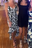 Cute dress for a casual wedding! Will certainly wear it again on vacation, bridal or baby shower, or spring holiday. It does bunch up a little in the stomach area, but otherwise, everything else about the fit was adorable! - Lauren M.