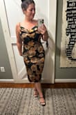 I cannot wait to wear this for a fall wedding. It's stunning!
Getting it hemmed to be more midi as I'm 5'3. - Kristen K.