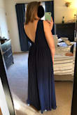 I bought this dress for my engagement photos coming up! I wanted something floor length and elegant that didn't cost me hundreds of dollars - this is perfect! Only problem is I'm very small chested so it's a little loose up top for me but if I'd gotten a small it wouldn't have fit my waist. Also, it's VERY long. I'm 5'8" and wearing 4 inch heels in these photos. - Sharlyn N.