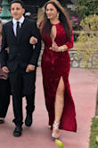 The dress fit perfect, It was very comfortable, the material is very soft. The event I attended was outdoors, the lovely dress kept me warm and made me feel great for being 54 yrs old, I received several compliments.
Thank you so much - Trini M.