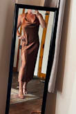 I loved this dress! I just wish it was in a different color for my skin tone! It didn't compliment my skin, but it was a really beautiful shade. I wish I could've pulled it off! - Jessica J.
