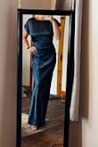 I am absolutely obsessed with this dress. The fit, the shade of blue, the open cowl neck back. To be honest, I never thought I'd be able to pull something like this off, but I can't wait to strut my stuff at my cousin's wedding feeling confident! - Jessica J.