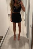 I'm pretty tall and this still fits perfectly! Usually have to worry about "crop tops" being too short - Emily W.