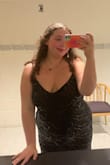 This dress made me feel so beautiful for a performance I did. I cannot recommend this dress enough! It fits just right and sparkled so beautifully in the light. - Claire G.