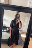 Nice quality dress, very comfy. The sleeves are longer/bigger than I was expecting, they're super flowy and in my opinion, make the dress seem a little frumpy up top. I like the rest of the dress a lot though, probably will just get the sleeves altered! - Kamryn R.