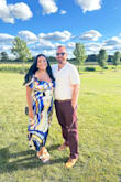 I bought this dress for an early Sept. wedding and couldn't be more pleased with it. It was comfortable, flattering, and quality material. The colors were so unique and perfect for an early fall wedding. I received multiple compliments throughout the evening! I'm a true XL and purchased an XL. - Maleea M.