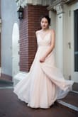 the fit is perfect and the material is very comfortable! it's perfect for prom because of the elegance it has and also has simplicity! - Madison G.