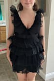 I didn't get to give this dress a fair chance because it was so crumpled when it came in the mail, and I didn't have time to steam it. I think it could've been cute but it was just too crumpled to really get the true idea of the dress. - Sadie W.