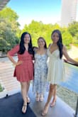 The dress complimented everything but my bust. Bust area was too tight. I made it work by putting on snippies instead of a bra but was still a little too tight. Aside from that, the dress is super cute & flowy. - Briselda A.