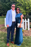 The material is very good, looks an expensive dress. It fits perfectly well. I chose XS so it was the perfect length for me. It's a very elegant dress. The back is gorgeous.  I got lots of compliments at the wedding.
The dark teal color was perfect for the morning party. If I can resume a word for this dress, it's Elegant. - Josy O.