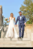 I absolutely love this dress I got it altered and added cups to it but this dress made me feel beautiful and like a bride on my special day - Sara K.
