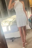 Bought this for a second reception dress to change into. It's great quality/not see through, true to size. - Samantha P.
