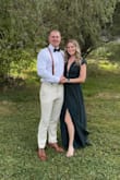 Such a pretty dress. Great quality & Love the color. It's a bit snug around the rib area but, otherwise, fit great! Got a lot of compliments. - Lacey B.