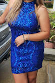 It was for my kid's school dance. Was every pretty. Size L . Fit her good - Olga M.