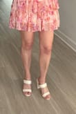 Love these shoes. Perfect for a summer night out with my husband. I have every expectation of getting lucky tonight after a leisurely alcohol-filled dinner with my husband looking at how long my legs look in these heels. - CATHERINE L.