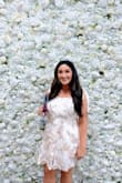 I loved this dress for my bridal shower! It was unique and so delicate and pretty! - Braley D.