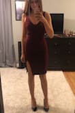 I love this dress! It fits perfect and it's classy/sexy so I'll be wearing this a lot ! - Jaclyn M.