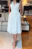 Beautiful dress. Normally wearing XS but bought XXS. Fits perfectly! - Lucy G.