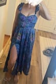 The dress fits pretty nicely I just wish the straps could get a little tighter. I haven't worn it to my event yet but I am very excited, I think it looks more expensive than it is and the material is great - Britany F.