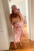 I love the skirt. It's classy and sexy at the same time! I love how you can adjust the waist. Perfect for us girls with bigger hips. - Jenna Y.