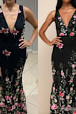 I was hoping this dress would be the one but it wasn't. I detail on the breast area is completely different from what is pictured. Returning this today in hopes of finding a dress for a wedding in October! - Valerie M.