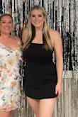 I ordered this for a bachelorette night out. I am very busty and it was pretty snug in my chest area.. also the first set of buttons were on my bust because of their placement, but I really didn't mind that. - Alexis