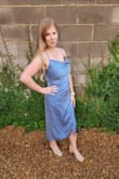 I bought this dress to wear to a friend's wedding, and I got so many compliments about my dress! The color was beautiful! - Laken G.