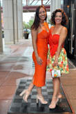 The dress is very flattering and comfortable. It has a good amount of stretch. I'm a 32DDD and the top fit perfectly. I'm wearing it to a wedding in a couple weeks. - Joliene P.