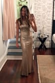 Wore this to a black tie wedding and received tons of compliments all night long.  Some even said is was the "perfect blend of class with a little sass." - Melissa L.