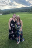 It's very long! But I am also very short. Needed to be hemmed (a lot). Very tall person friendly. That being said, the dress is beautiful. The colors are bright and the material is comfortable. - Jennifer