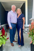 The dress was perfect for a wedding!  I'm 53 so I loved that it had sleeves as my arms feel big it sleeveless stuff.   Very comfortable dress - Barb C.