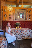 I wore this dress for my bridal shower. It was a bit snug when sitting but perfect when standing. Great quality of material! - Desiree M.