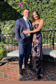 I am 4 months pp and went with the large. This dress fit me so well and was really flattering for my shape. 34dd the top was a bit revealing. - Marissa R.