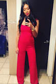 Absolutely LOVE this jumpsuit. I received so many compliments at my work event. I want them in every color. They are very comfortable and true to size! - Amanda S.