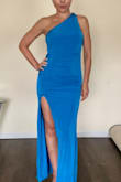 I recently purchased this fitted blue dress, and I must say, it's a total showstopper! The sleek, sexy design with the open back gives it such a classy yet daring look. It's the perfect combination of elegance and boldness, making it ideal for special occasions or a night out.
The fit is amazing; it hugs my curves in all the right places without feeling too tight or restrictive. The fabric is stretchy and soft, so even though it's form-fitting, it's super comfortable to wear. Highly recommend for anyone looking for a sexy, confident, and comfortable outfit! - Iryna K.