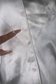 Opened package at my bachelorette to wear, 4 buttons feel right off. None of the buttons are even sewed on at all. The bottom of the pant fur wasn't sewed on properly either, and my foot got caught in it. I feel and bruised my knee. Horrible experience. - Sandra M.