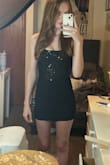 Homecoming is in a couple of weeks and this dress is perfect! It's so pretty and fits pretty good. The skirt part does ride up just a little bit but it's not horrible. Highly recommend! - Ivy M.