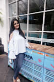 the top fits perfectly and its very comfortable and chic. i love lulus and order a lot of clothes from here. all the clothes that i have ordered are impeccable and they look absolutely gorgeous. looking forward to more style shopping. - Mitali B.