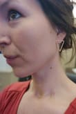Gorgeous earrings! Look just like the picture. Very versatile and can go with anything - dressy or casual. They are very delicate also, so I am going to be extra careful with them. But can't say enough good about them! - Karly W.
