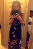 The black slip underneath was a little short but nobody even noticed because of the overlay. Loved it! - Stephanie L.