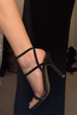 These shoes are perfect. I'm a 7.5 typically but I ordered a 6.5 because I don't like my feet sliding around. The bands are stretchy so it's a no clasp fit and I am positive I could wear these all night with little discomfort. - Madison O.